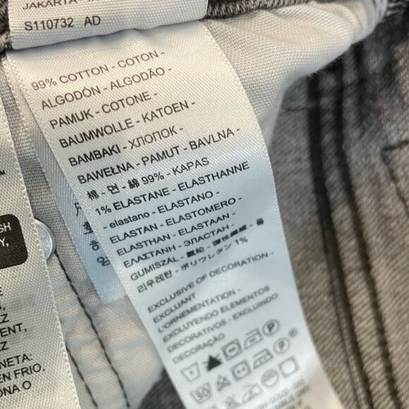 Levi’s 501 Original Short in Cabo Rise Frayed Raw Cut Hem Women’s Sz 26 - Picture 6 of 8